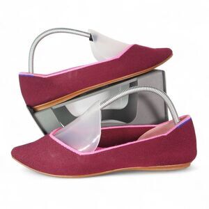 Rothy's The Point Merino Collection Slip-on Shoes "Currant / Pink" Women's 9